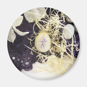 Mystical lucky fridge magnet