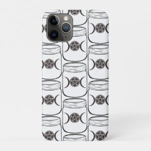 Mystical Magic Moons Mason Jar iPhone 11 Pro Case