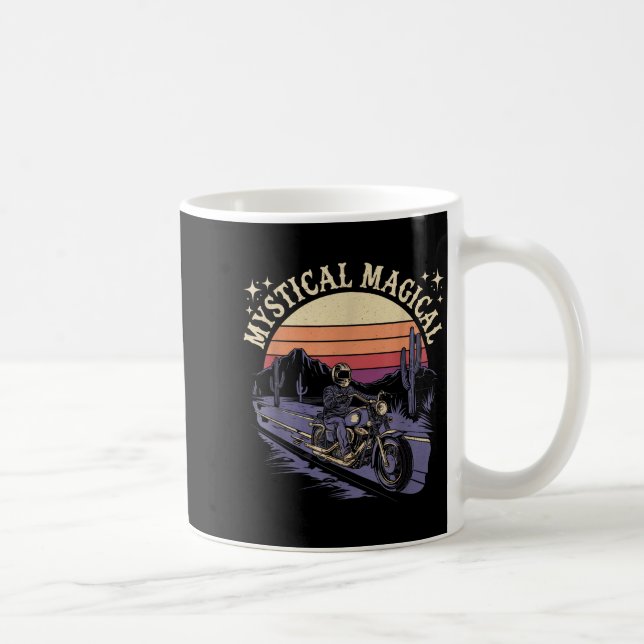 Mystical Magical Retro Aesthetic Space Gift Men Wo Coffee Mug (Right)