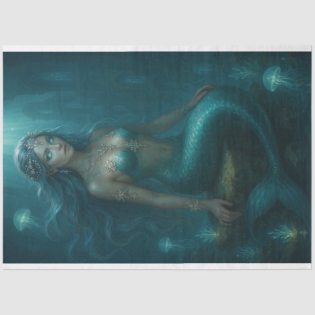Mystical Mermaid Tissue Paper (Front)