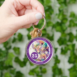 Mystical Milestone Gift for Women in Reocvery Keychain