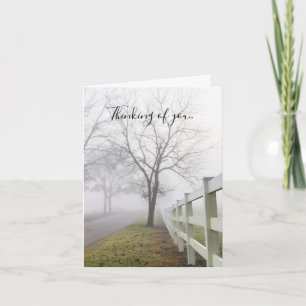 Mystical Misty Morning Thinking Of You Card