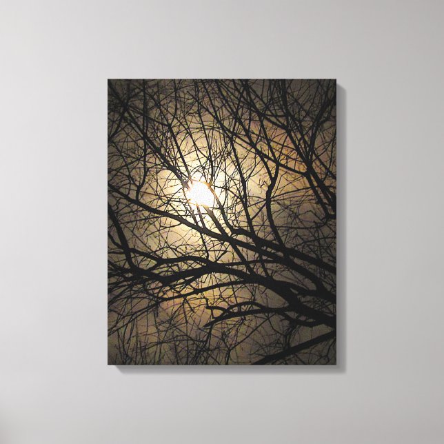 Mystical Moon Canvas Print (Front)