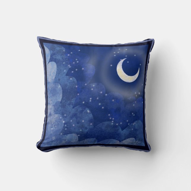 Mystical Moon Glow Cushion (Front)