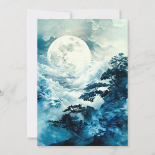 Mystical Moonlit Mountain Landscape Announcement