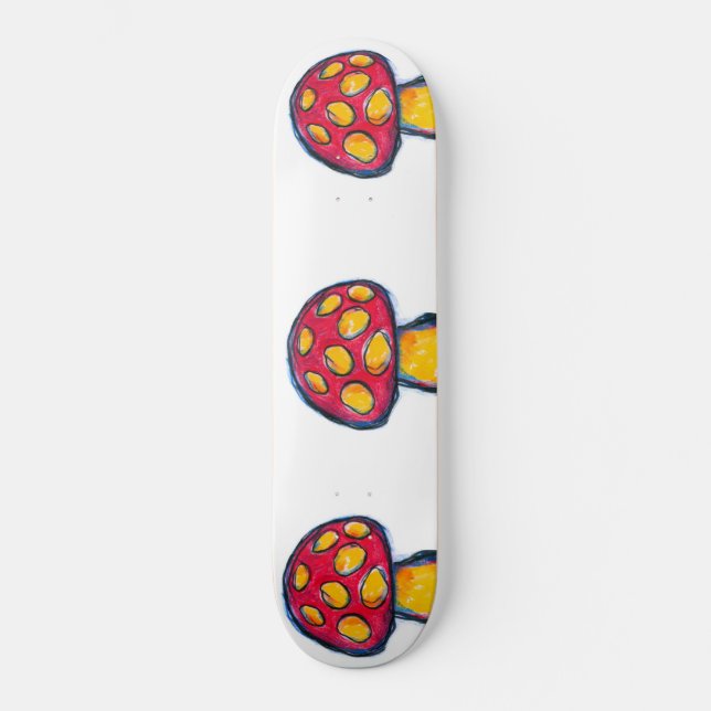 Mystical Mushroom Skateboard (Front)