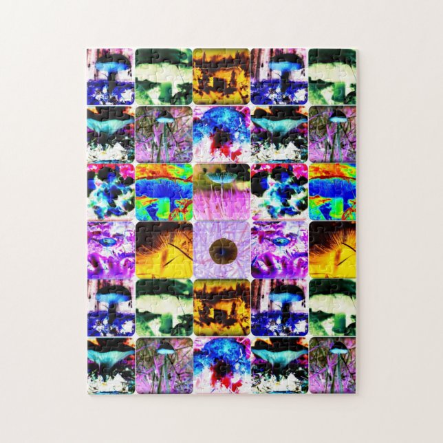 Mystical Mushrooms of the Pacific Northwest Jigsaw Puzzle (Vertical)