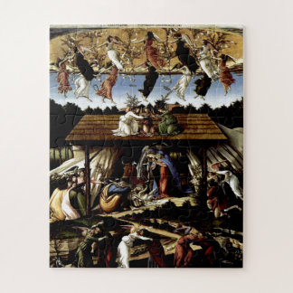 Mystical Nativity: Oil Painting by Botticelli Jigsaw Puzzle