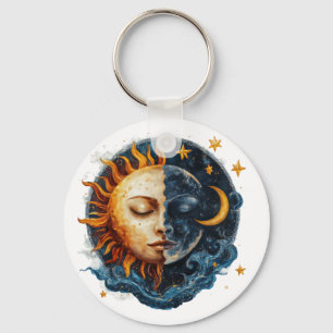 Mystical Night & Day Keychain