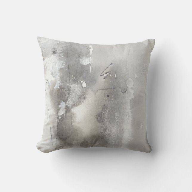 Mystical Objects - Grey Throw Pillow (Front)
