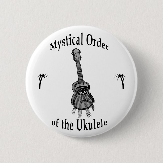 Mystical Order of the Ukulele 2 Inch Round Button (Front)