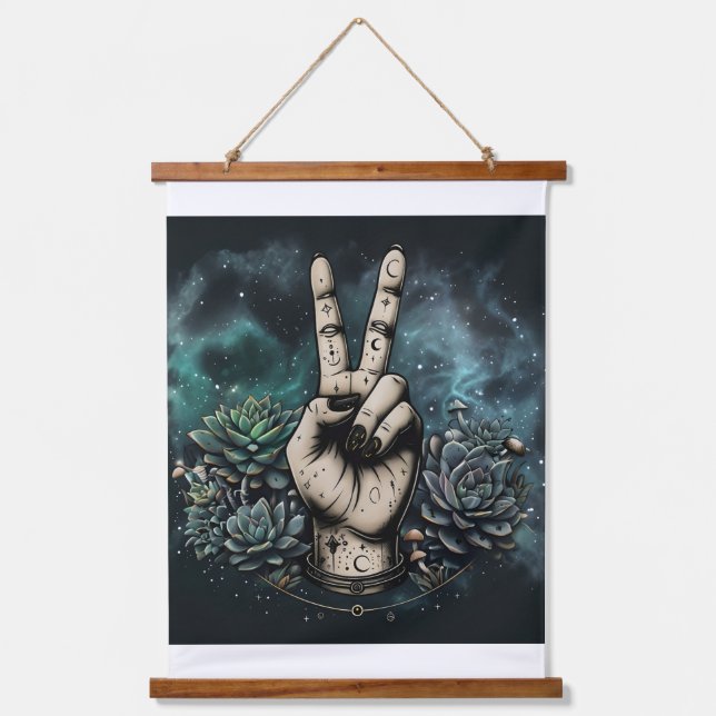 Mystical Peace Hanging Tapestry (Front)