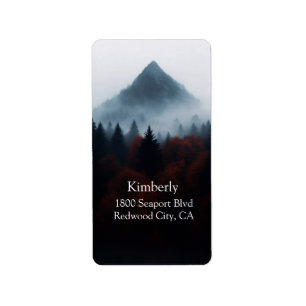 Mystical Peaks in the Mist Label