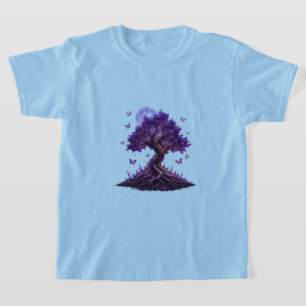 Mystical Purple Moon Tree Sweatshirt T-Shirt