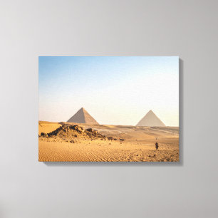 Mystical Pyramids Canvas Print