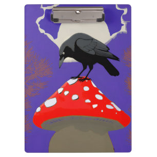 🖤 Mystical Raven Clipboard