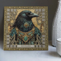 Mystical Raven Spirit Personalized Tribal