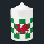 Mystical Red Celtic Dragon Flag of Wales<br><div class="desc">A Dragon's Destiny: Flag for the Celts --- Inspired by the rich tapestry of Celtic history and mythology, the flag design incorporates traditional Celtic symbolism and a powerful red dragon. The flag's colour palette, featuring vibrant green and crisp white, evokes the lush landscapes and enduring spirit of Celtic lands. -...</div>
