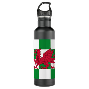 Mystical Red Celtic Dragon Flag of Wales 710 Ml Water Bottle