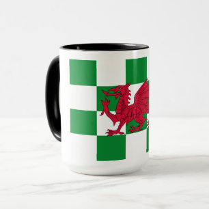 Mystical Red Celtic Dragon Flag of Wales Mug