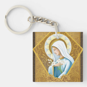 Mystical Rose Keychain