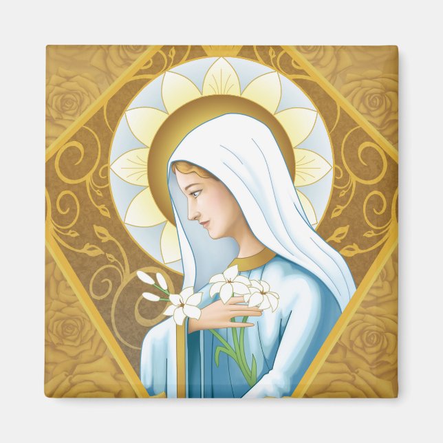 Mystical Rose Magnet (Front)