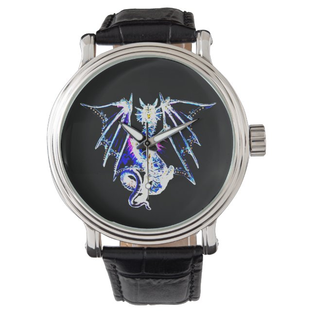 Mystical Sea Beast Dragon Ocean Fantasy Watch (Front)