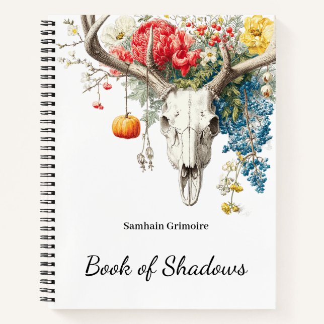 Mystical Seasons | Samhain Grimoire Book of Shadow (Front)