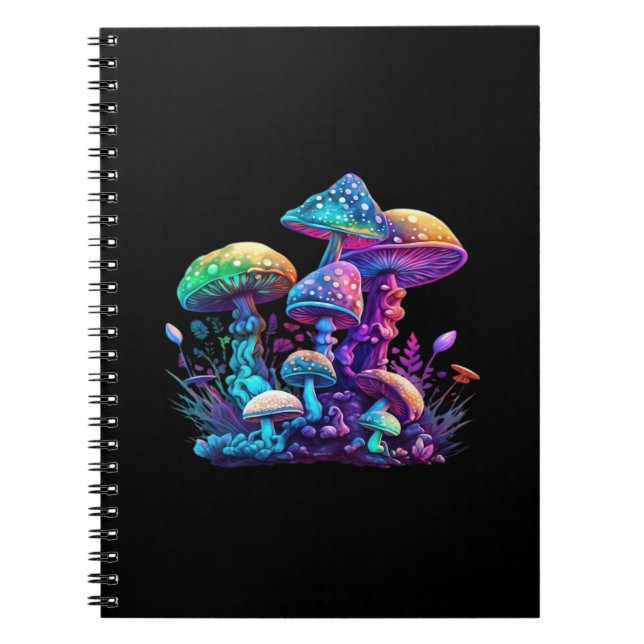 Mystical Shroom - Whimsigoth And Witchcore Wonderl Notebook (Front)