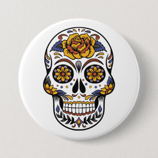 Mystical Skull 3 Inch Round Button