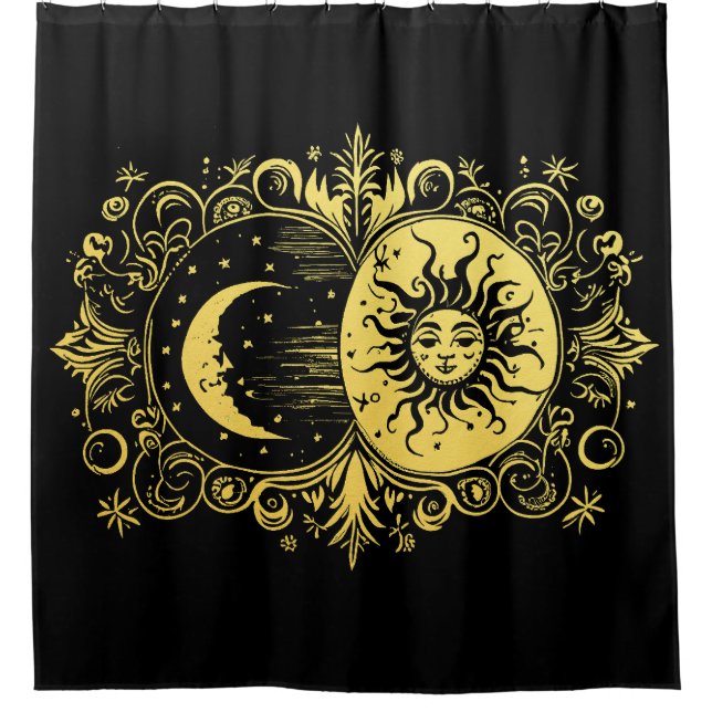 Mystical Sun and Moon in Gold (Front)