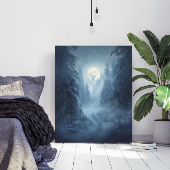 Mystical Surreal Snowy Forest Art Print (Creator Uploaded)