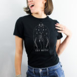 Mystical Tarot Card Bachelorette Party The Bride T-Shirt<br><div class="desc">This design features a mystical tarot card design with modern celestial fonts. See the entire collection for more matching items!</div>