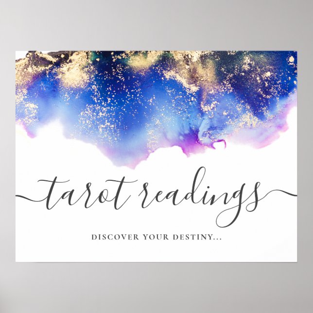 Mystical Tarot Readings Wedding Sign (Front)