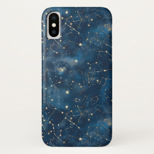 Mystical Teal Gold Cosmic Stars Nebula Case-Mate iPhone Case
