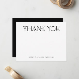 Mystical Thank You White Card
