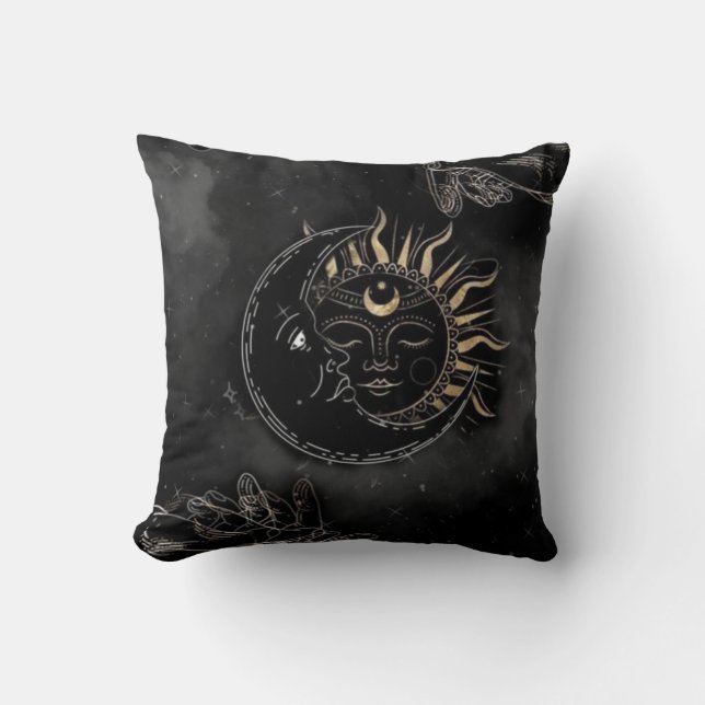 Mystical Throw Pillow (Front)