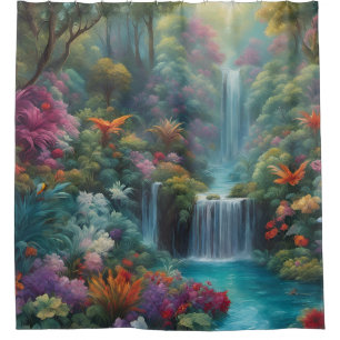 “Mystical Tropical Waterfall”
