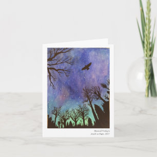 Mystical Twilight Folded Note Card