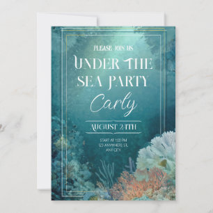 Mystical Under the Sea Party Invitation