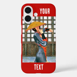 Mystical Warrior Princess Eastern Fantasy Style iPhone 16 Case