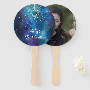 Mystical Watercolor Bachelorette Party Hand Fan