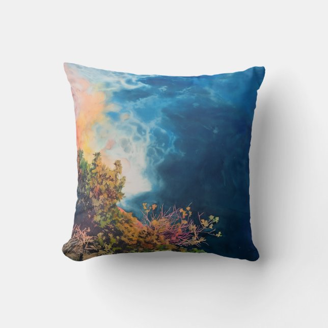 MYSTICAL WATERS ALL-OVER PRINT PILLOW (Front)