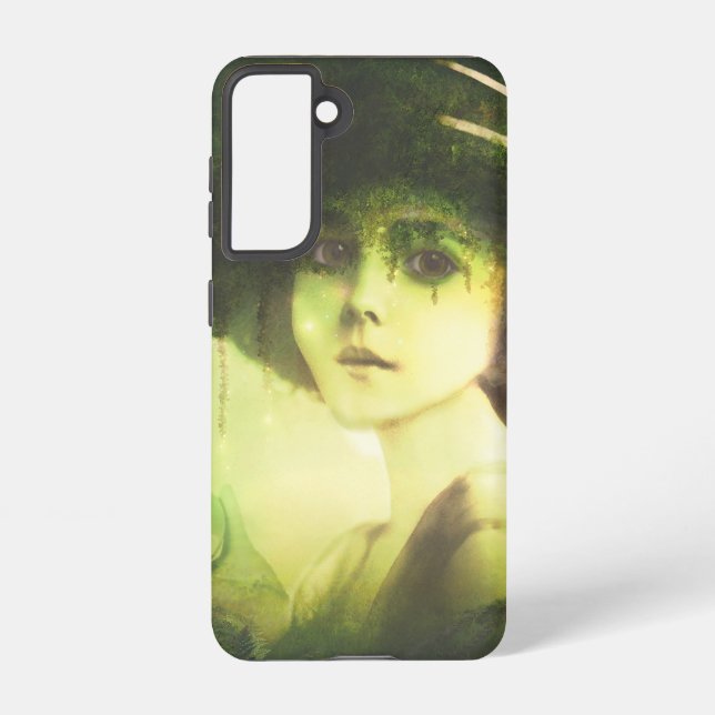 Mystical Willow Tree Fairy Fantasy Art Samsung Galaxy S21 Case (Back)