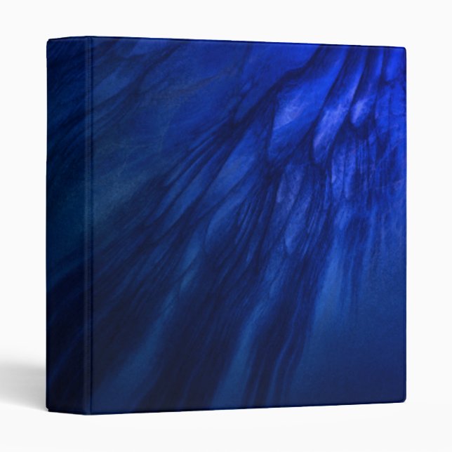 Mystical Wings with Deep Blue Feathers Binder (Front/Spine)