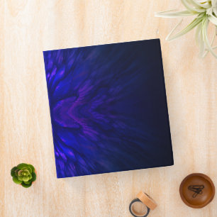 Mystical Wings with Deep Blue Feathers Binder
