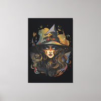 Mystical Witch Candle Dark Fantasy Artwork