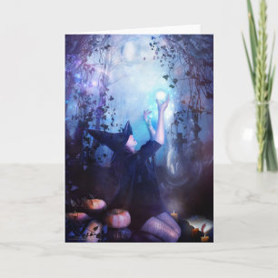 Mystical Witch Card