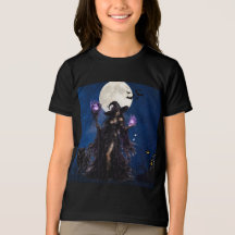 Mystical Witch Halloween Moon T-Shirt
