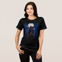 Mystical Witch Halloween Moon T-Shirt